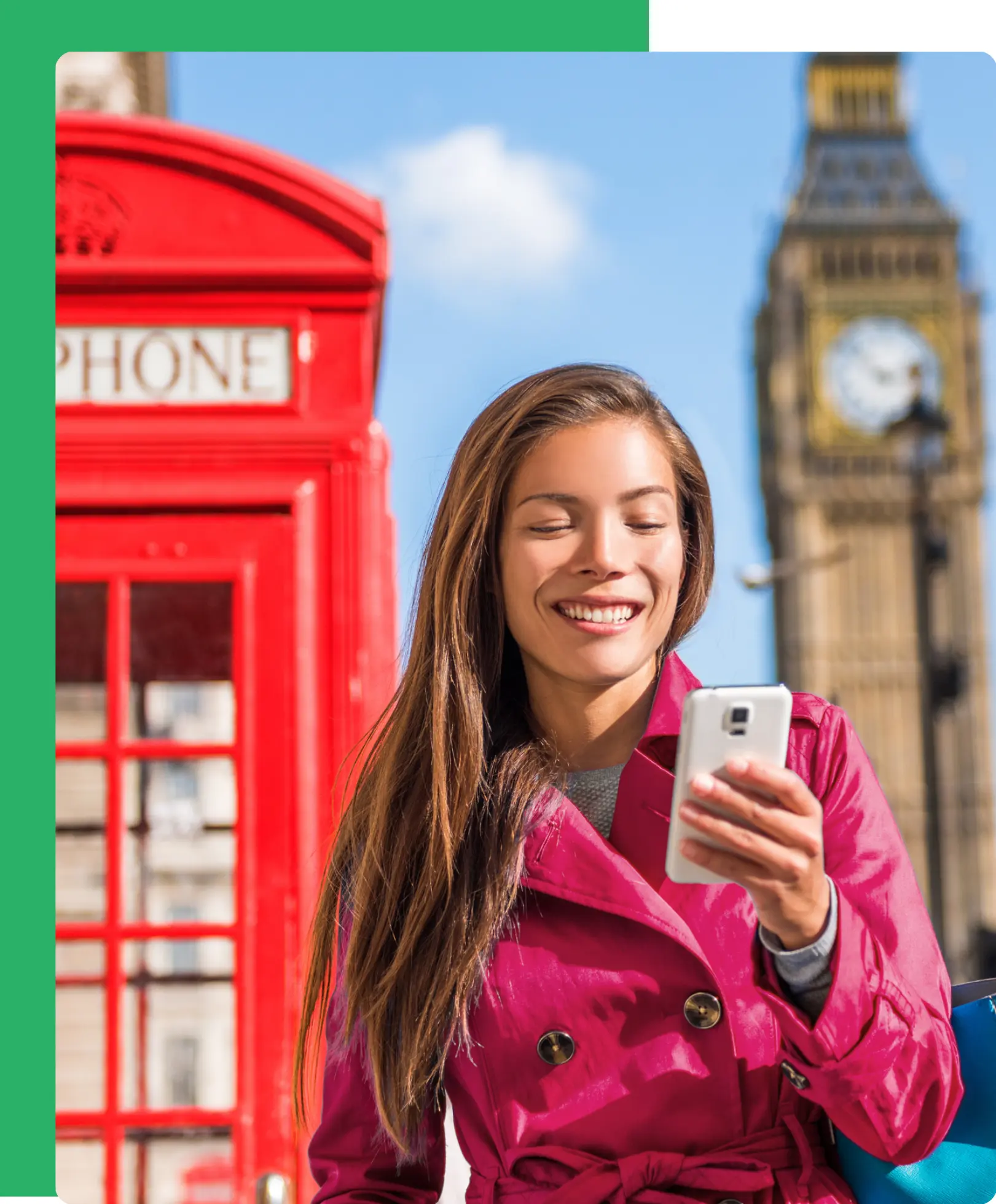 Person topping up a mobile phone with Telecharged
